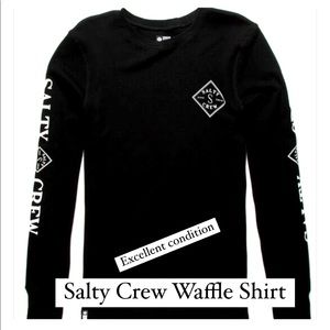 Very flattering and stylish Salty Crew Men’s Waffle Tee! Great deal!!!